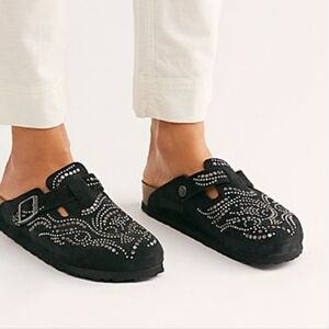 Birkenstock Clog Sandals "Boston" Rivet